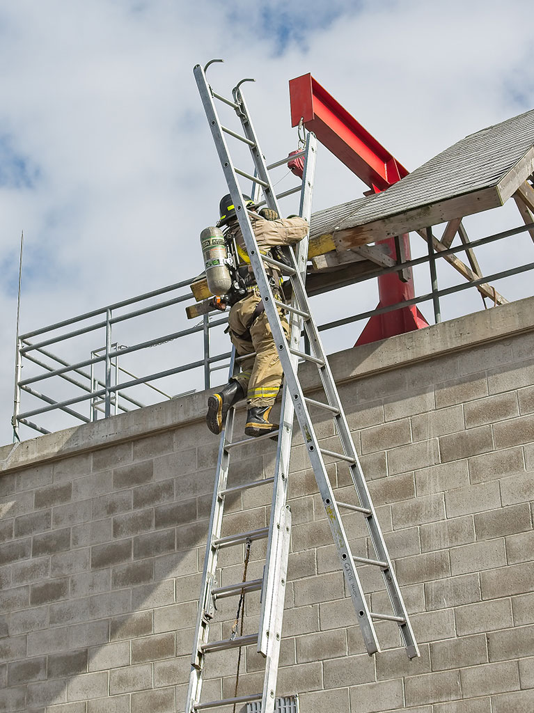 Roof Ladder Deployment